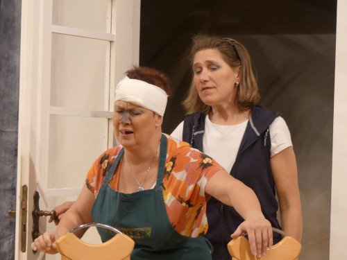 Szene aus dem Theaterstück „Rentnergang“, 2019